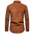 Men’s Solid Color Long Sleeve Shirt