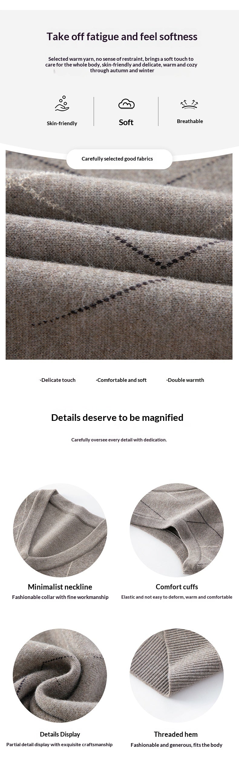 Men’s Sleeveless Knitted Vest