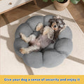 Calming Bed for Cats & Dogs, Non-Slip & Washable