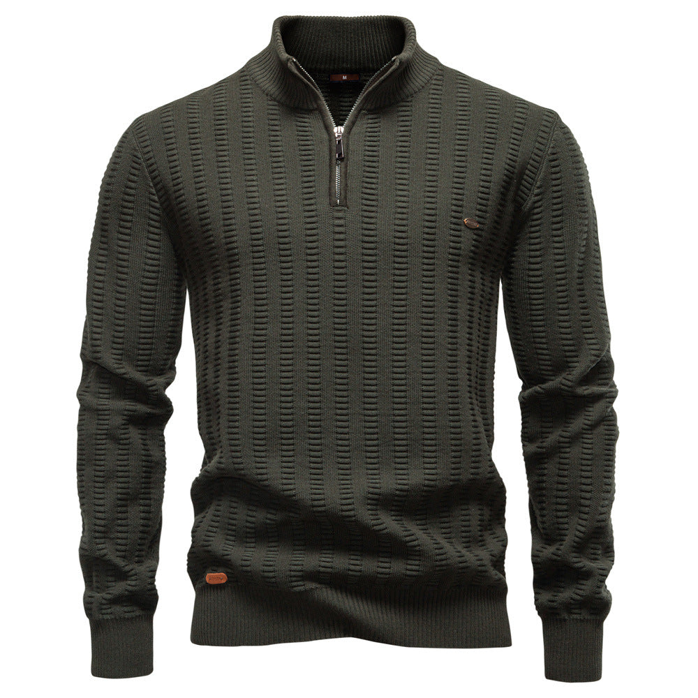 Men’s Striped Jacquard Sweater