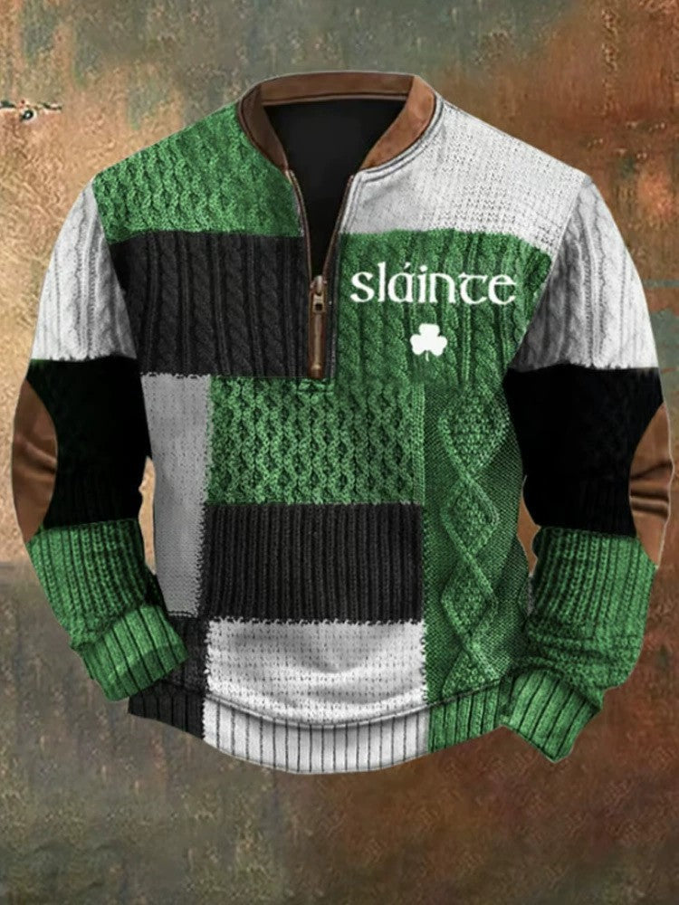 Men’s 3D Digital Print Fashion Zip-Up Hoodie