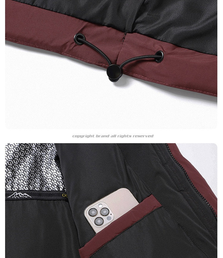 New Winter Men’s Detachable Hood Cotton-Padded Coat