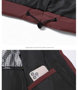New Winter Men’s Detachable Hood Cotton-Padded Coat