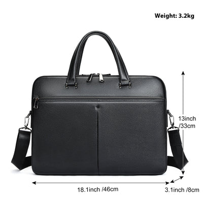 Men’s Leather Handbag Briefcase