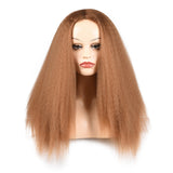 Women’s Handwoven Black Long Straight Wig