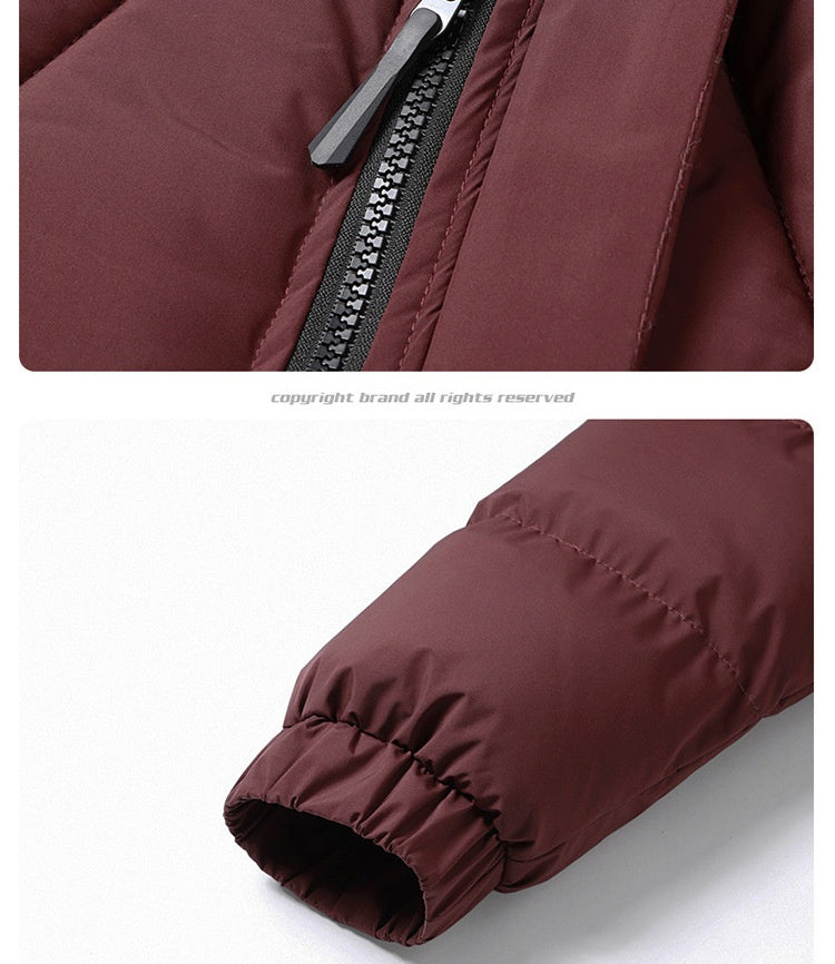 New Winter Men’s Detachable Hood Cotton-Padded Coat