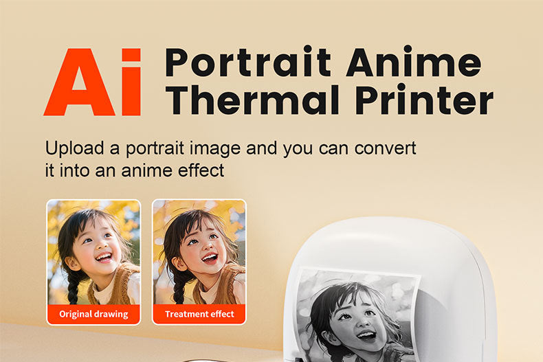 Portable Thermal Label Printer