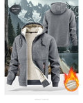 Men’s Thickened Winter Outdoor Lambswool Jacket – Extra Warm & Durable