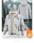 Men’s Thickened Winter Outdoor Lambswool Jacket – Extra Warm & Durable