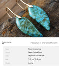 Light Luxury Teardrop Phoenix Stone Earrings
