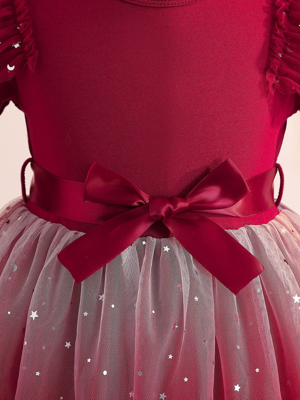 Girls’ Gradient Multicolor Tulle Dress