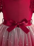 Girls’ Gradient Multicolor Tulle Dress