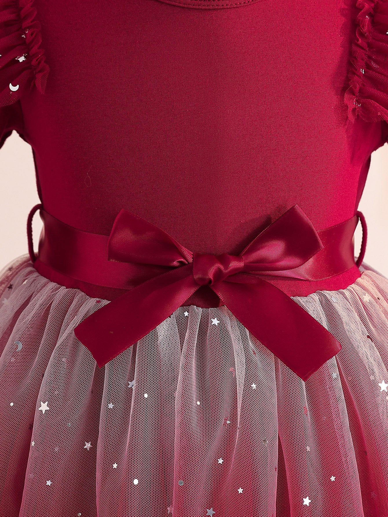 Girls’ Gradient Multicolor Tulle Dress