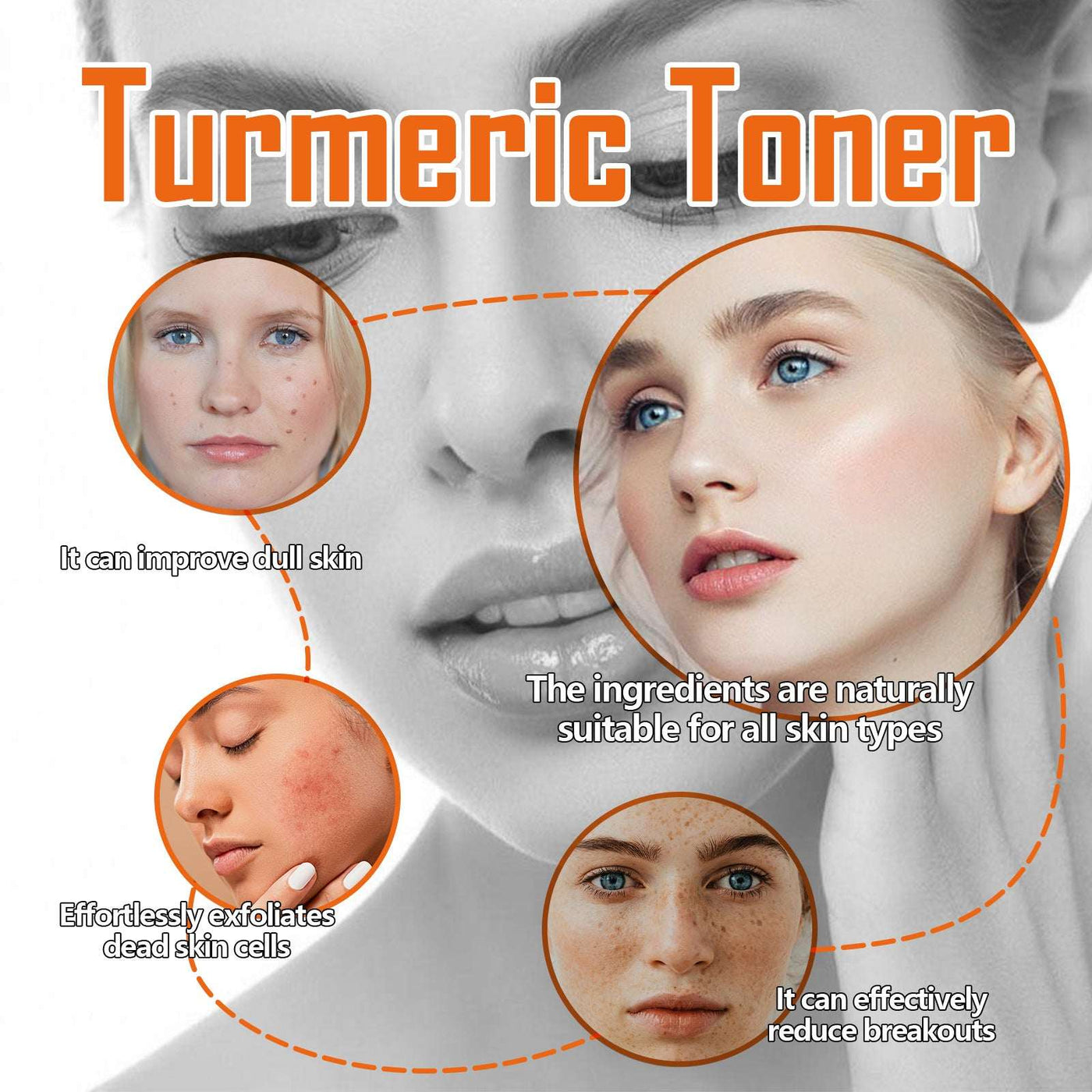 Turmeric Moisturizing Facial Lotion – Hydrating Skin Care for Radiant, Soft & Healthy Glow