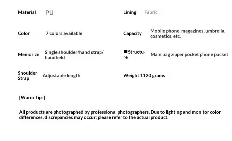 Women’s Fashionable Bag Set