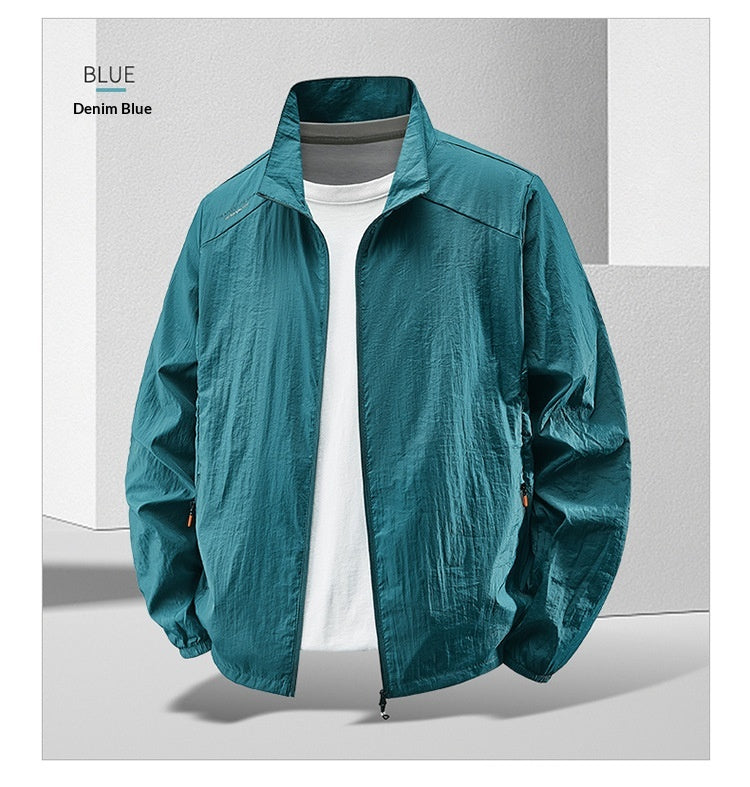 Men’s Lightweight Casual Large-Size Sun Protective Jacket