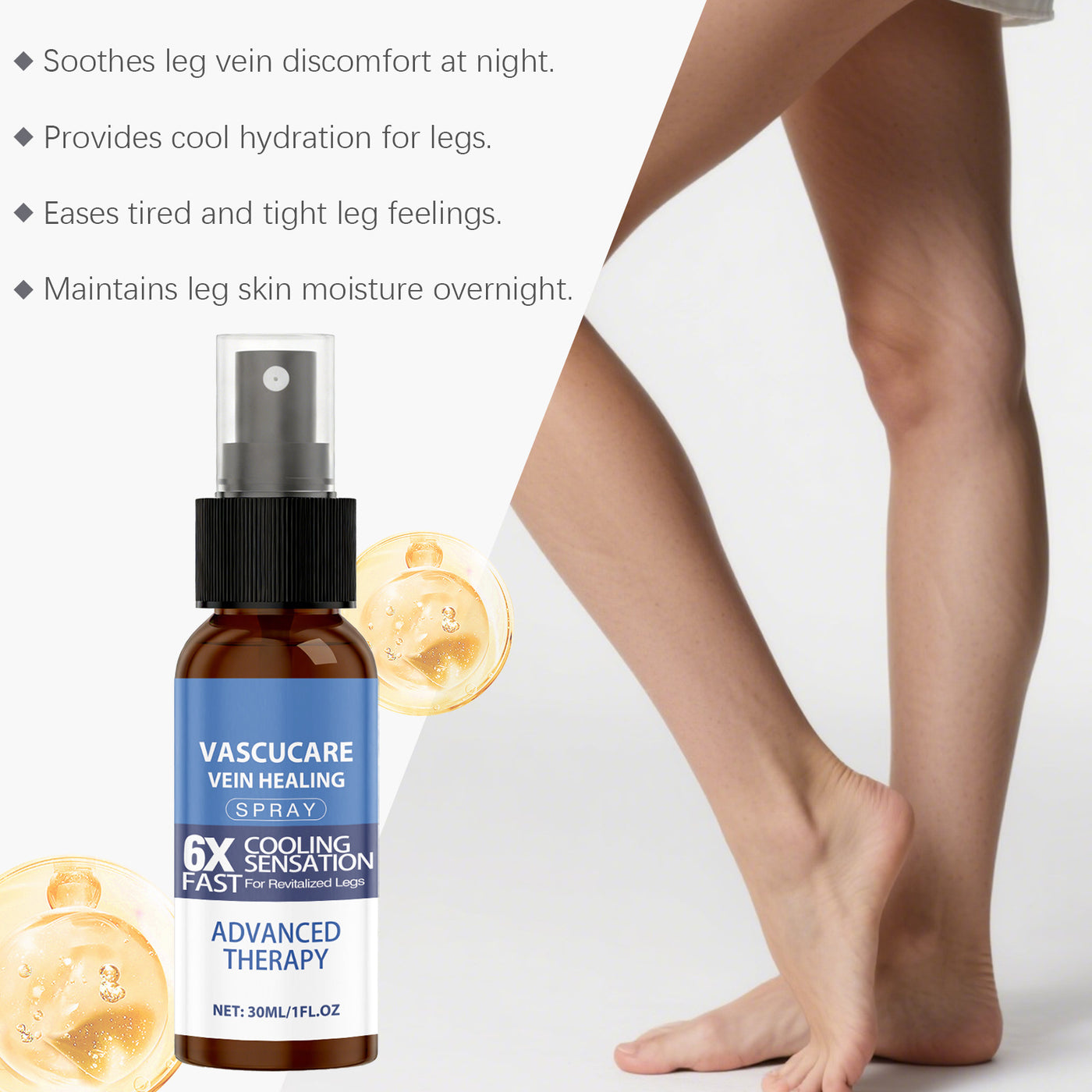 Leg Soothing Spray – Instant Relief for Tired & Aching Legs