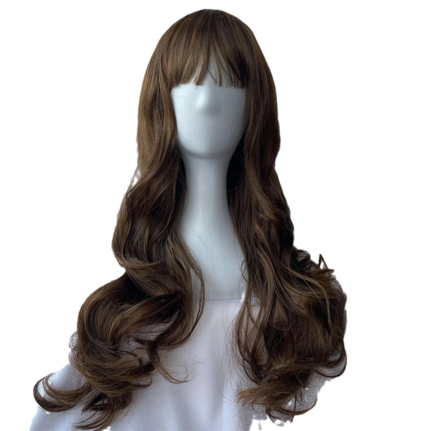 Long Wavy Full‑Head Wig