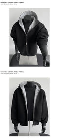 Casual Cropped Cardigan Hoodie – Stylish Comfort for All Seasons