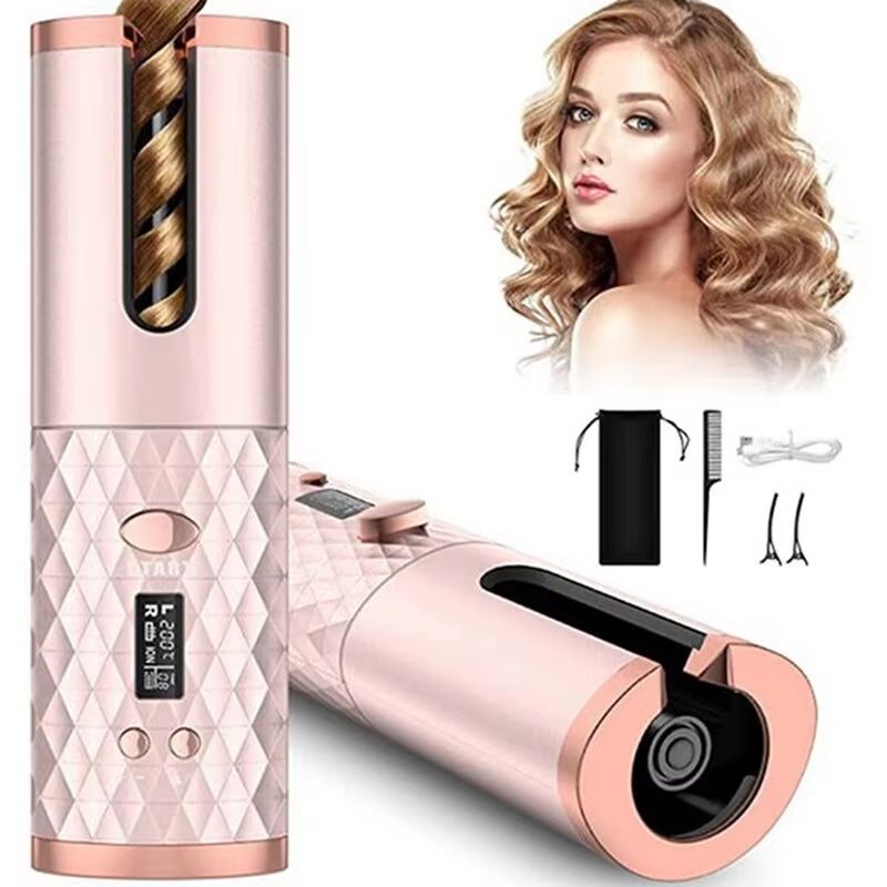 USB-Powered Wireless Automatic Curler – Effortless Styling Anywhere
