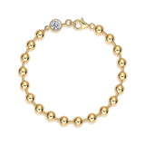 1 Carat Moissanite Silver Bracelet