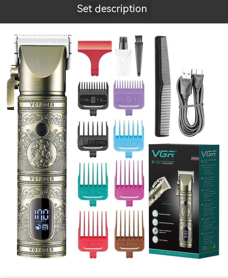 Men’s Gradient Retro Hair Clipper