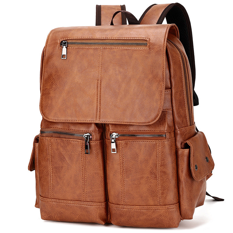 Men’s Vintage Canvas Laptop Backpack – Retro‑Style Computer Bag with Large Capacity & Durable Design