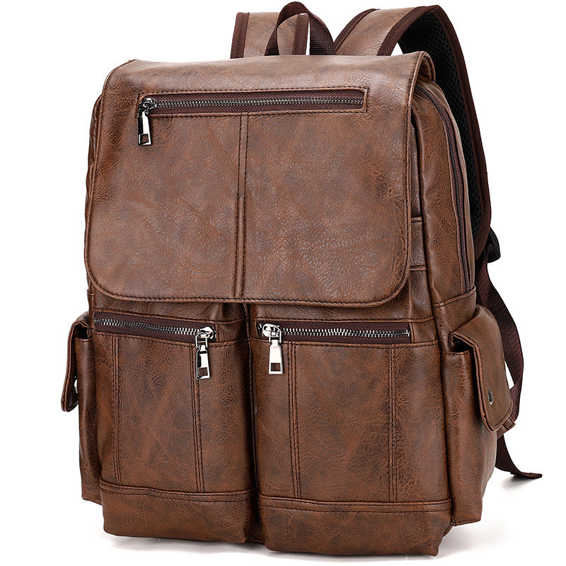 Men’s Vintage Canvas Laptop Backpack – Retro‑Style Computer Bag with Large Capacity & Durable Design