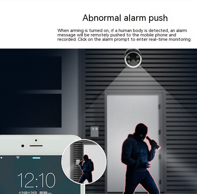 6‑Million‑Pixel Wireless PTZ Camera – Dual‑Lens Ball Machine with Night Vision & Smart Tracking