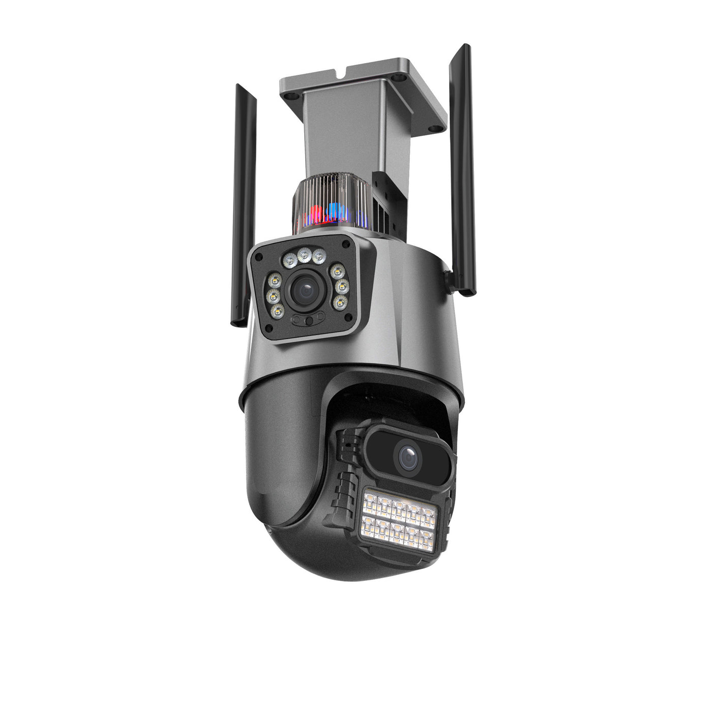 6‑Million‑Pixel Wireless PTZ Camera – Dual‑Lens Ball Machine with Night Vision & Smart Tracking