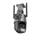 6‑Million‑Pixel Wireless PTZ Camera – Dual‑Lens Ball Machine with Night Vision & Smart Tracking