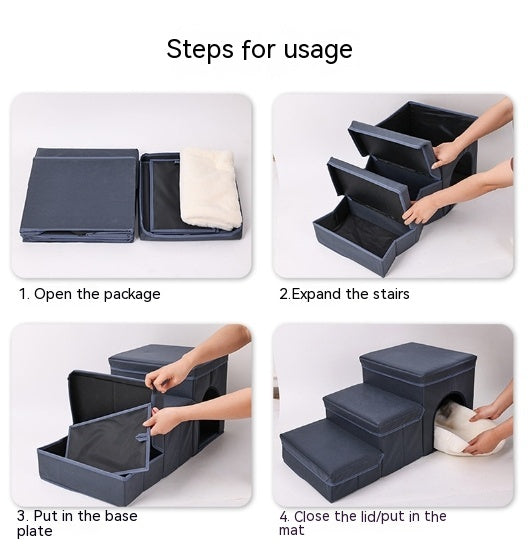 Multifunctional Cat Kennel & Dog Stairs