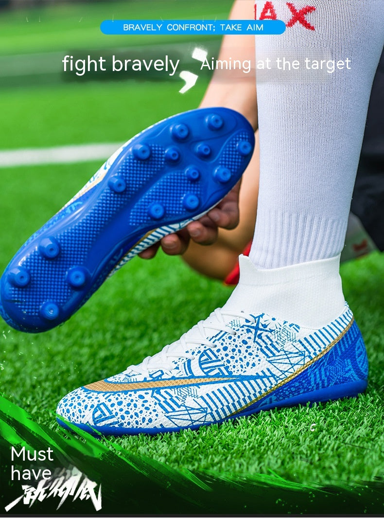 High-Top Soccer Shoes
