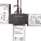 3‑in‑1 Desktop Hard Drive Adapter – Compatible with 2.5” & 3.5” HDD/SSD