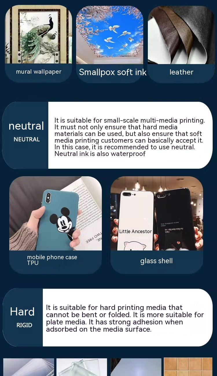 UV Ink for Coil & Flatbed UV Printers – Compatible with Epson XP600, 5th/7th Gen, TX800