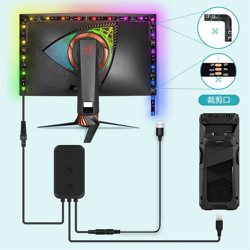 USB Powered Monitor Lamp for Eye‑Care & Workspace Lighting