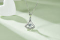 Luxury Moissanite Necklace – Plated Pendant, Refined Light Luxury Jewelry