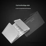 Mini Tri‑Fold Bluetooth Keyboard – Portable Thin Touch Keyboard