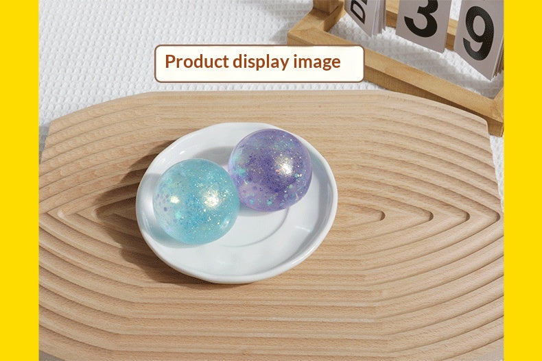 Golden Powder Maltose Ball – Soft Stress‑Relief Squeeze Toy for Relaxation & Sensory Play