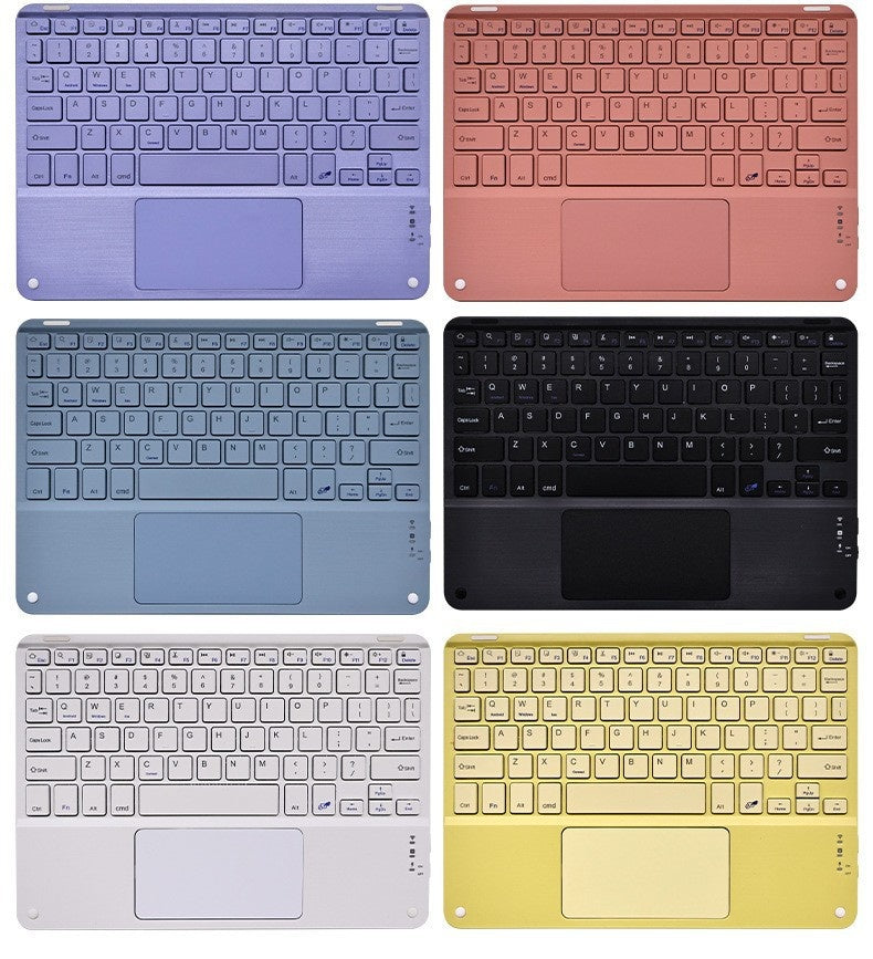 Square Hat Touch Bluetooth Wireless Charging Keyboard