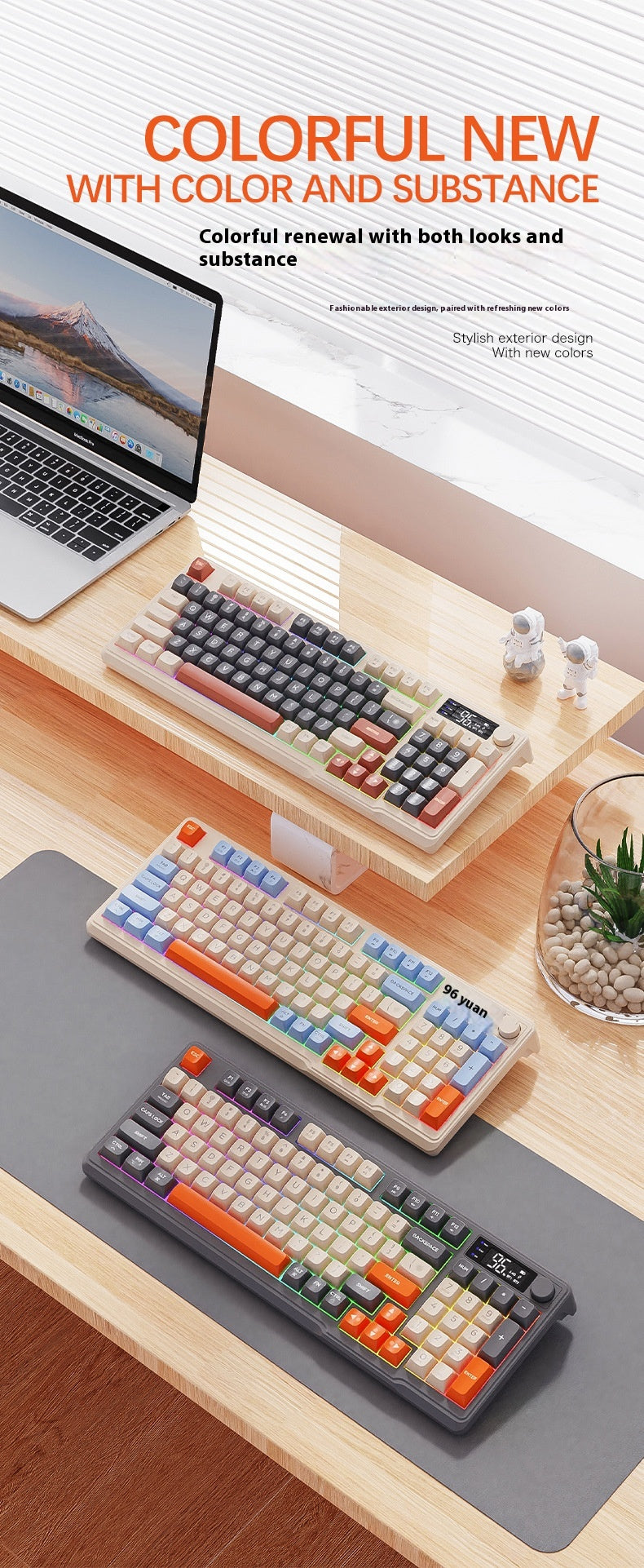 Wireless Bluetooth Dual-Mode Keyboard