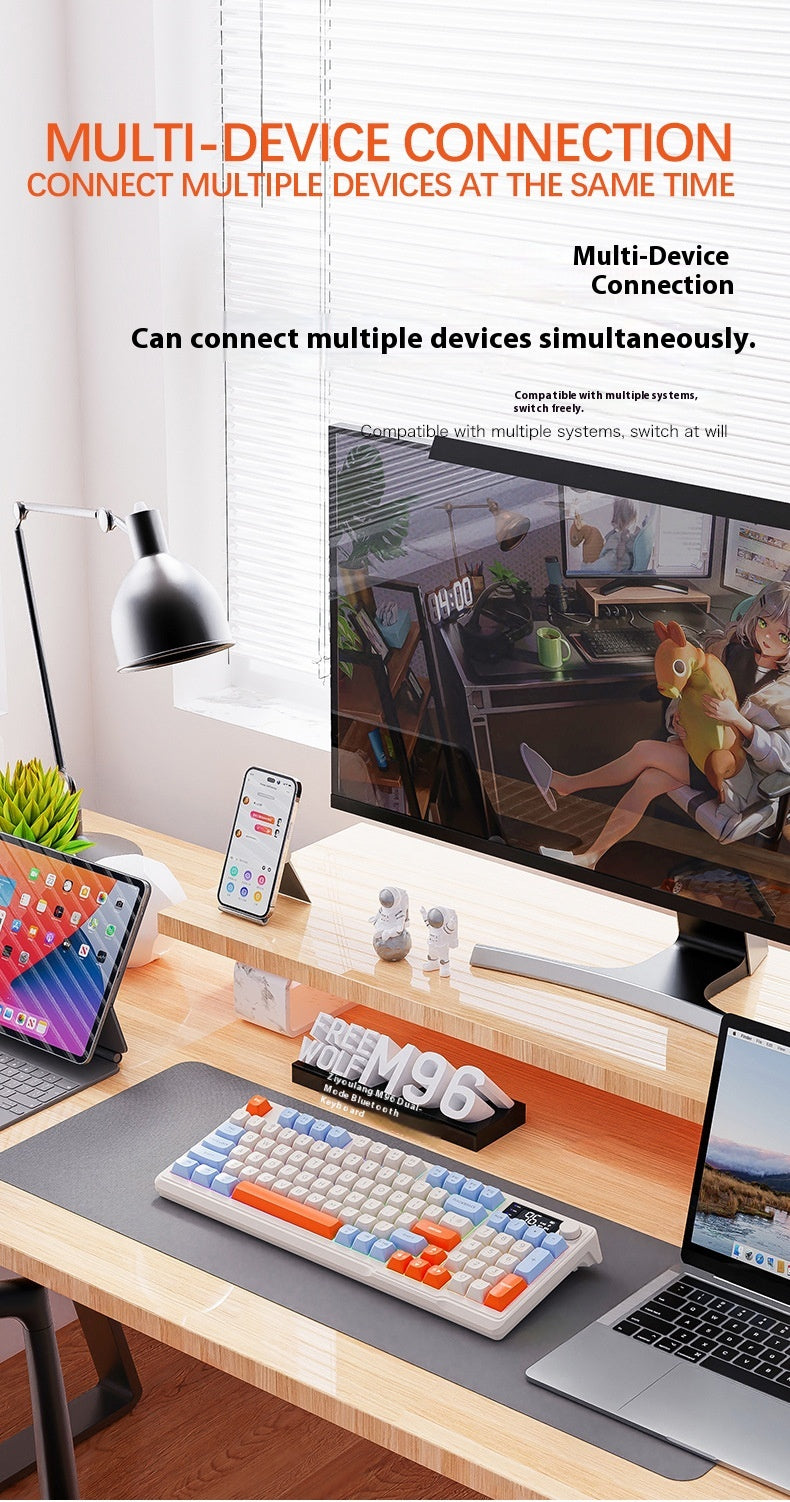 Wireless Bluetooth Dual-Mode Keyboard