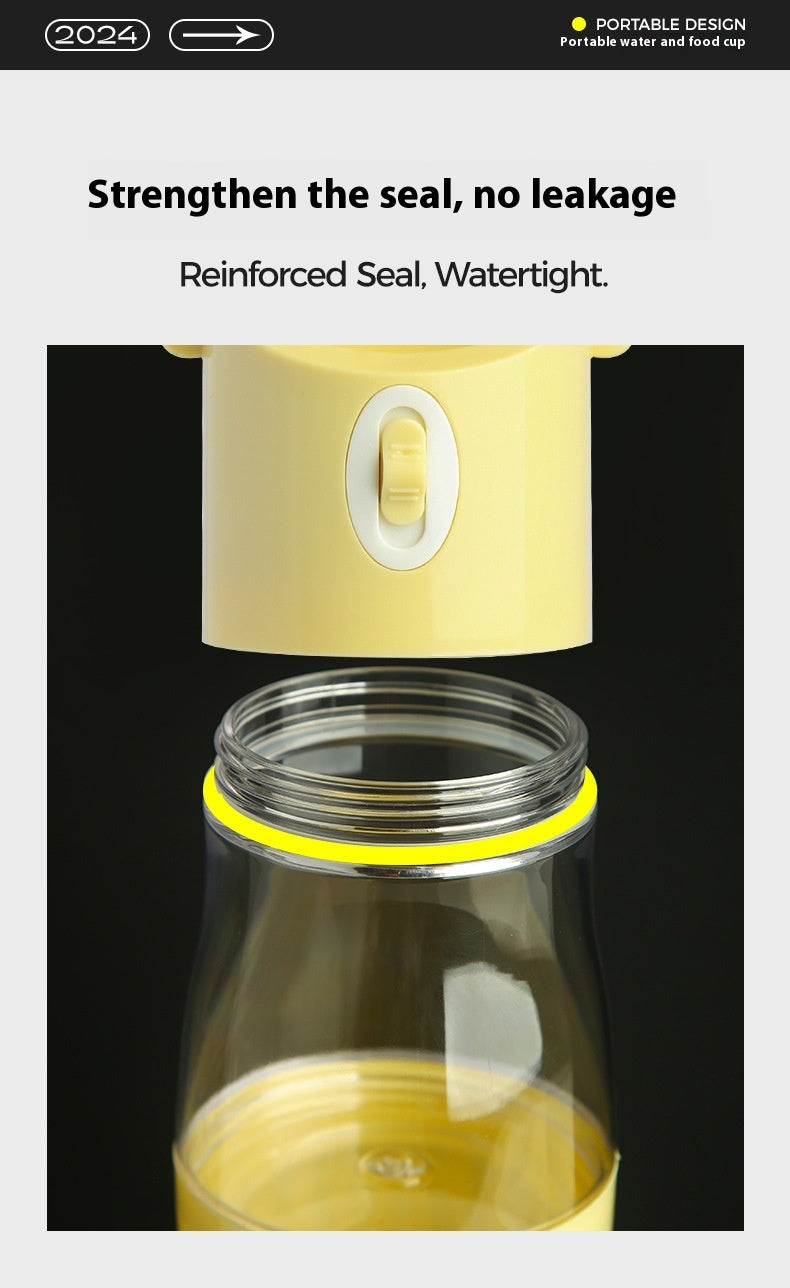 2-in-1 Portable Dog Water Bottle & Food Container