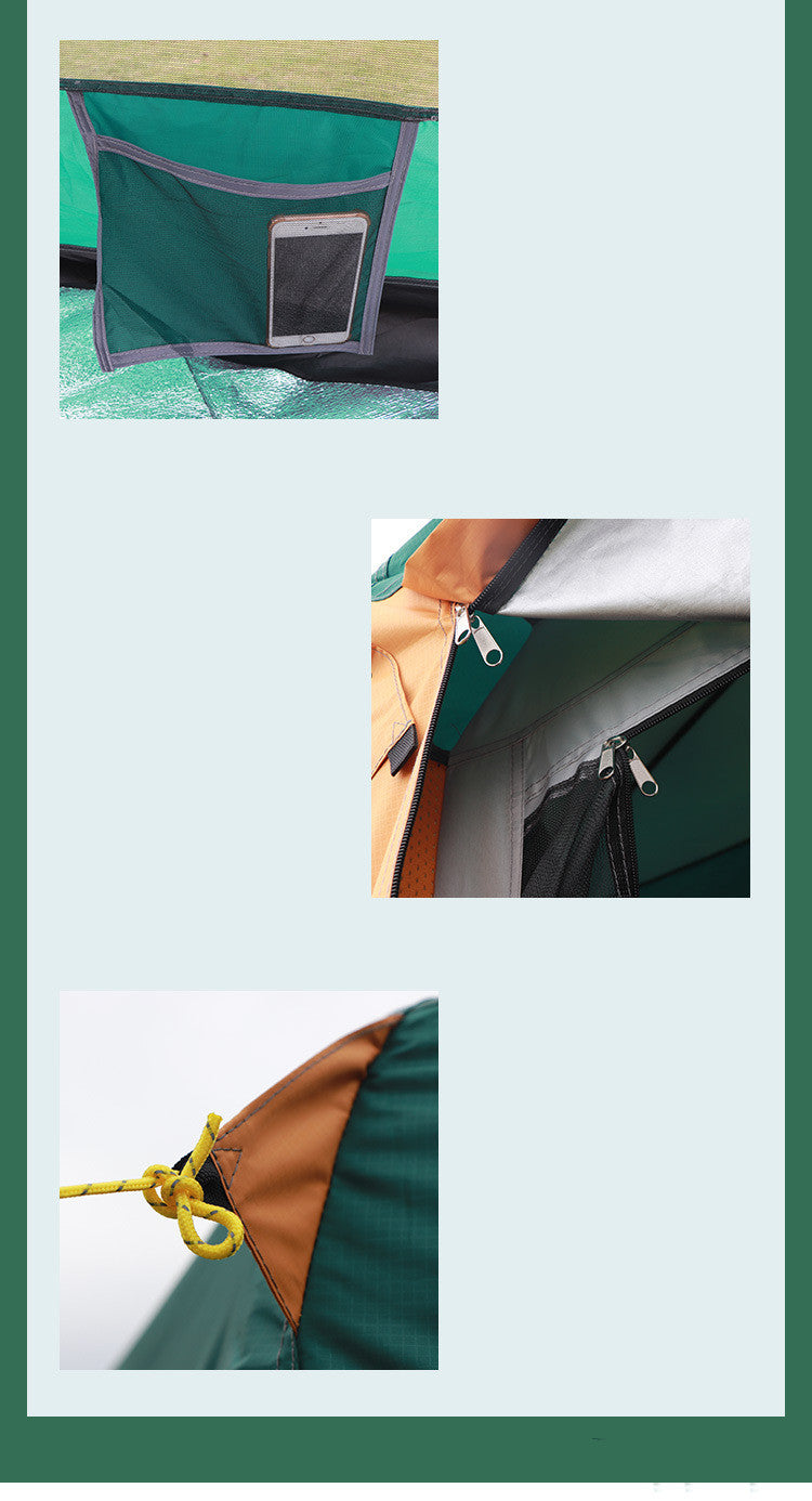 Outdoor Fully Automatic Camping Tent– 3 to 6 Person Waterproof Family Shelter