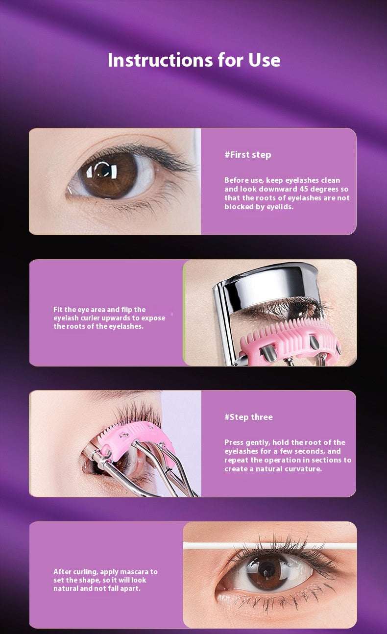 A4 Eyelash Curler with Comb
