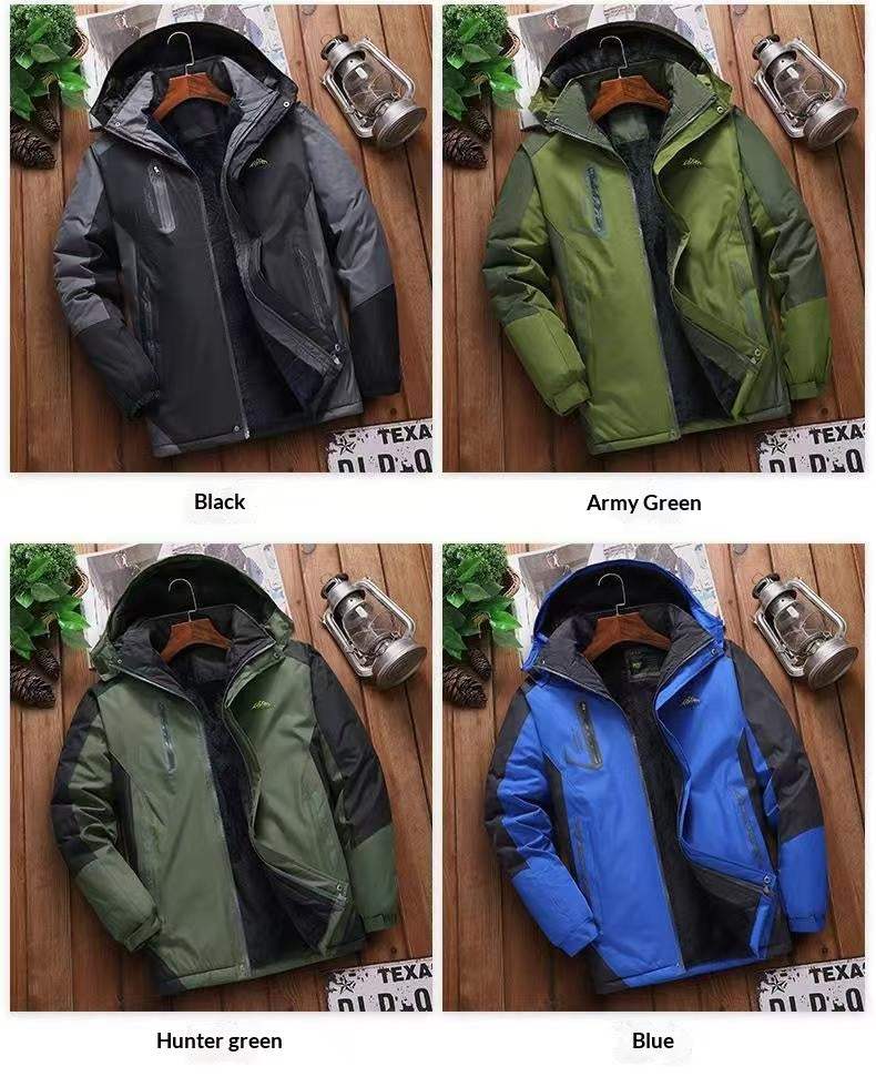 Men’s Stylish Waterproof Padded Cotton Jacket