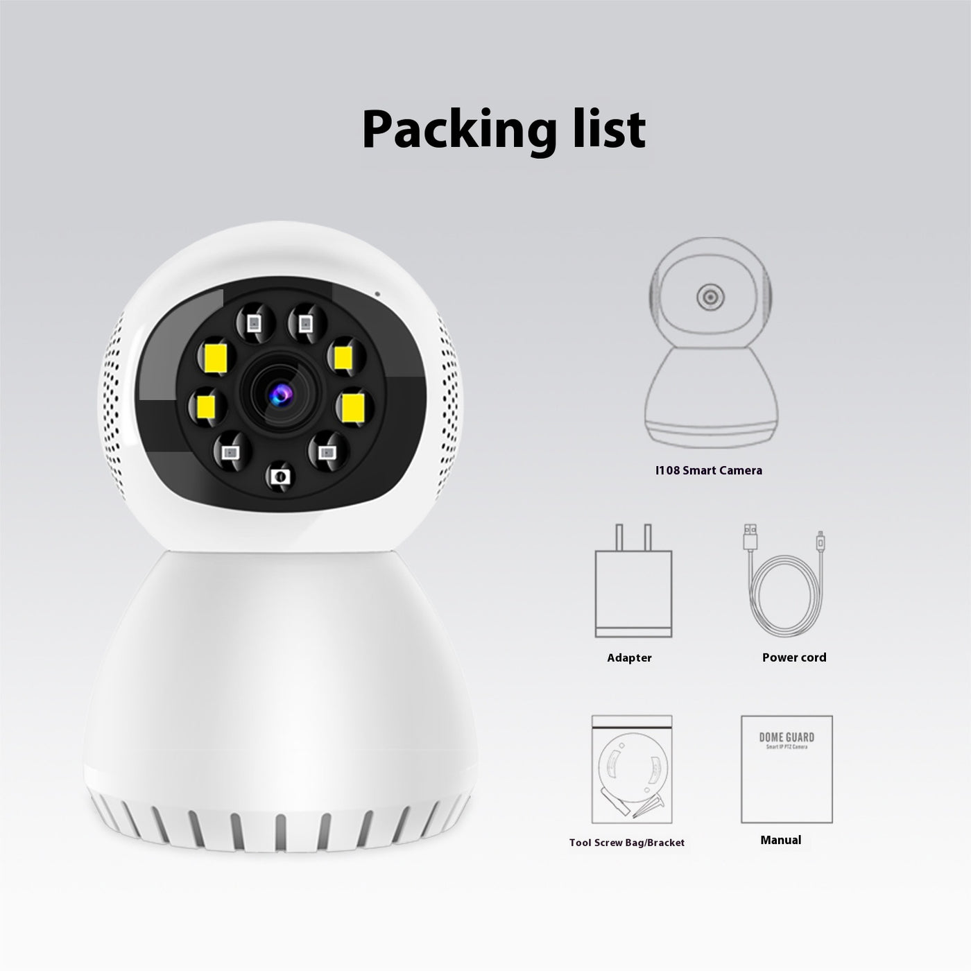 Dual-Frequency Wireless Monitor Camera