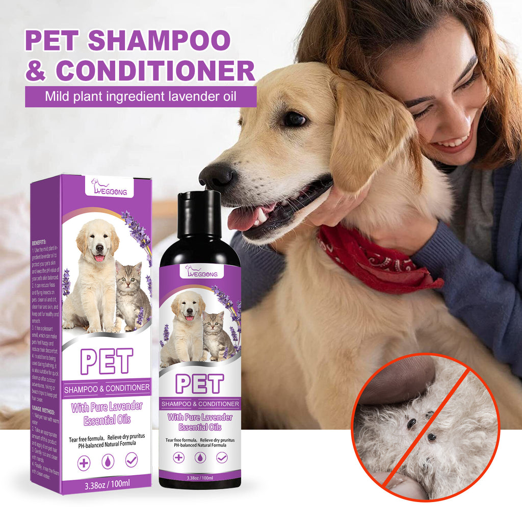 Pet Shampoo – Anti-Itch, Hair Softening & Anti-Knot Formula
