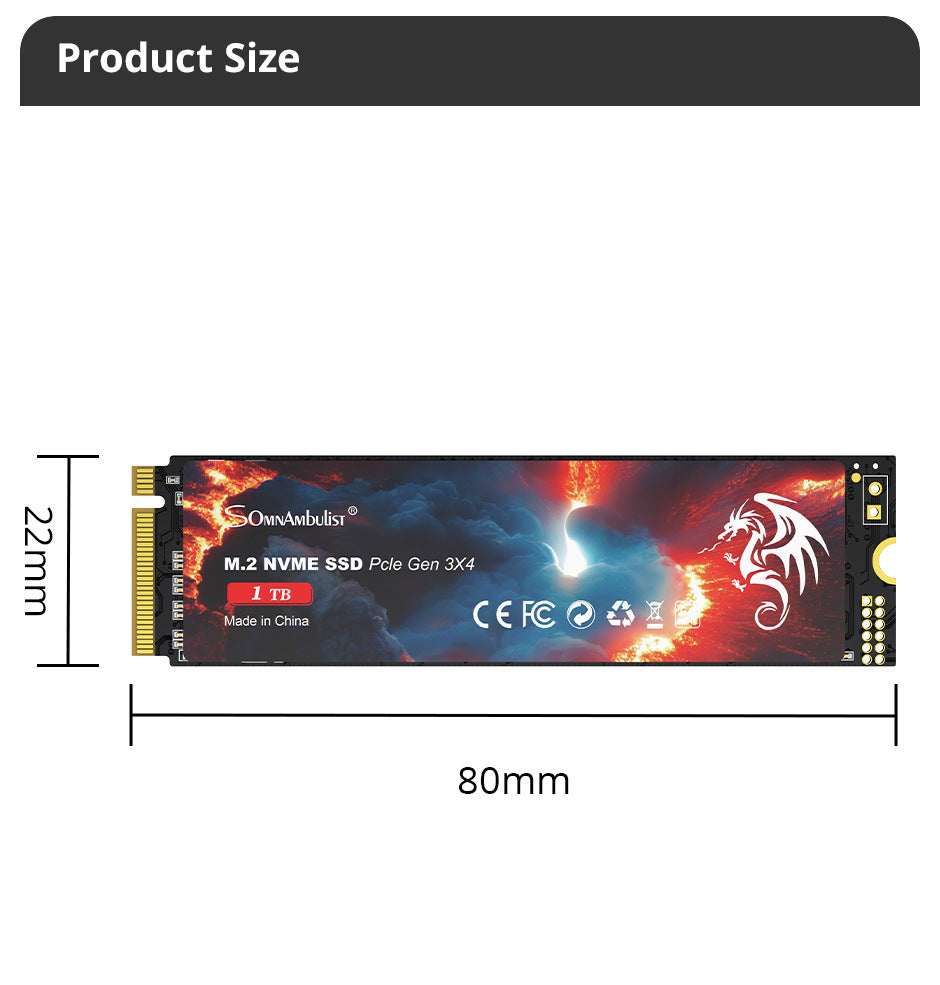 SSD Notebook M.2 Solid State Drive – High‑Speed Internal Laptop Storage