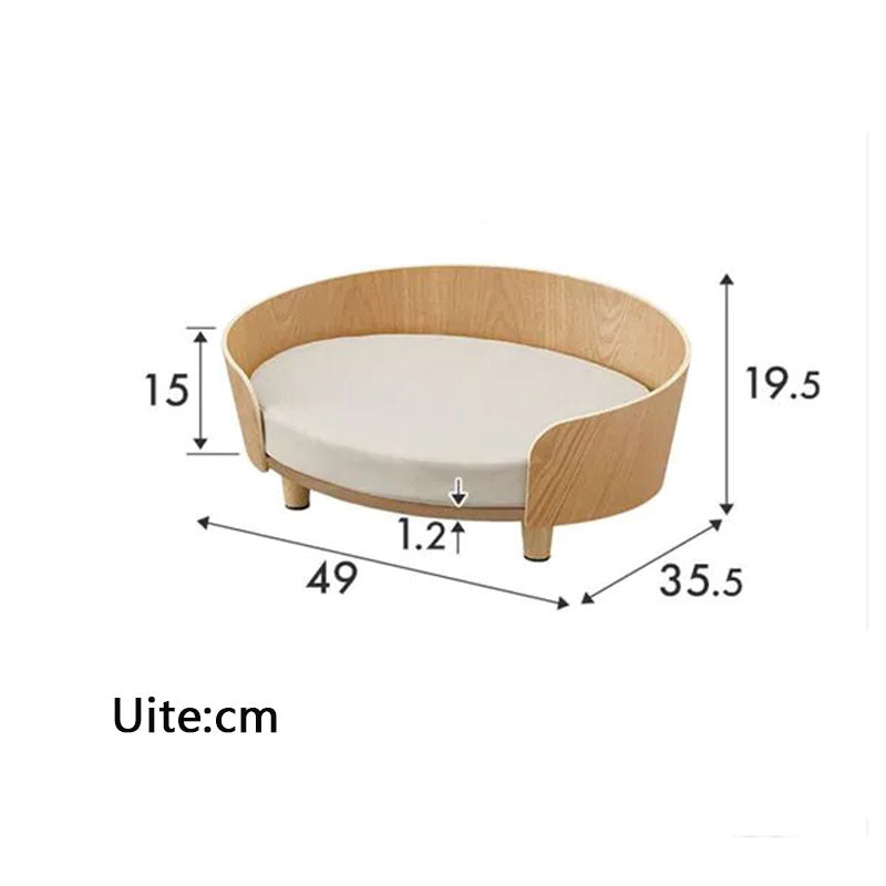 Wooden Cat Nest & Dog Bed